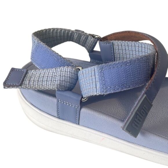 Fitflop Loosh Wild Lavender Webbing Z-Strap Adjustable Sandal Size 10 - Picture 7 of 10